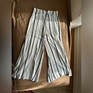Anthropologie - wide leg striped pants - Size 2